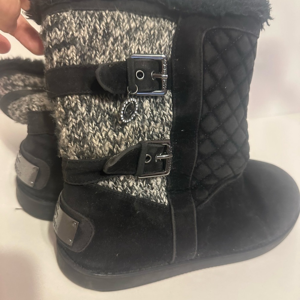 Black and‎ Gray Women's Boots